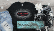 Black Friday Crew Rhinestone T-shirt